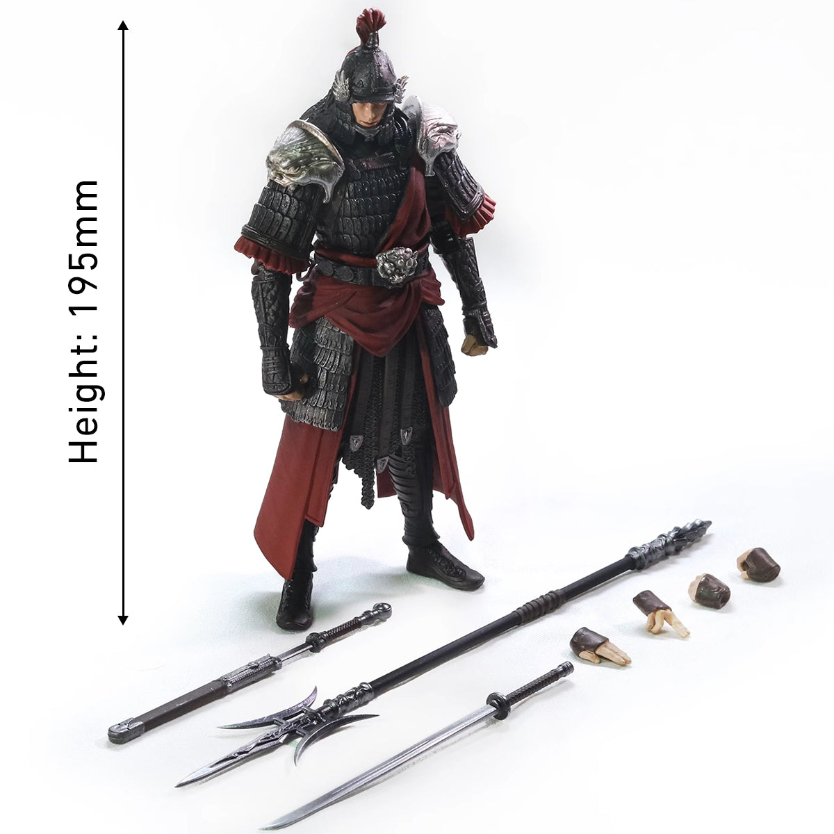 HiPlay dodowo Collectible Figure Full Set:Chinese Swordsman,Different Color,1:12 Scale Miniature Action Figurine