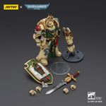 JOYTOY Dark Angels Deathwing Knight With Power Sword Storm & The Sanguinor with Encarmine Broadsword 1/18 Scale Action Figure