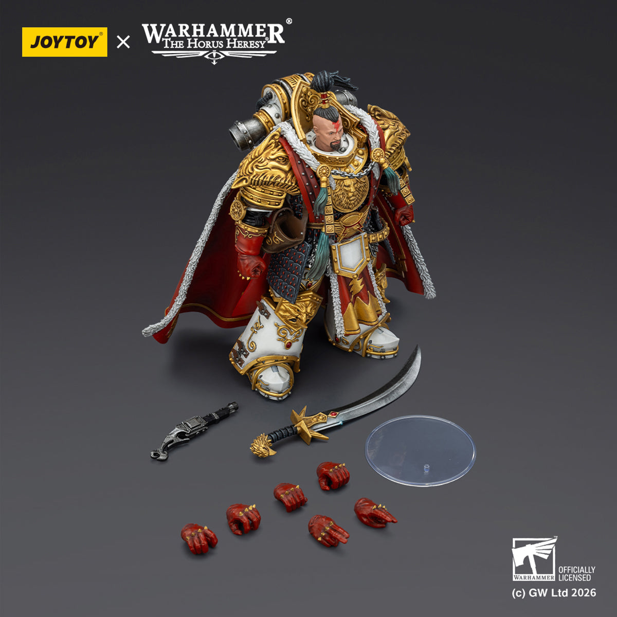 JOYTOY Warhammer JT03363 White Scars Jaghatai Khan Primarch of the Vth Legion 1/18 Scale Action Figure
