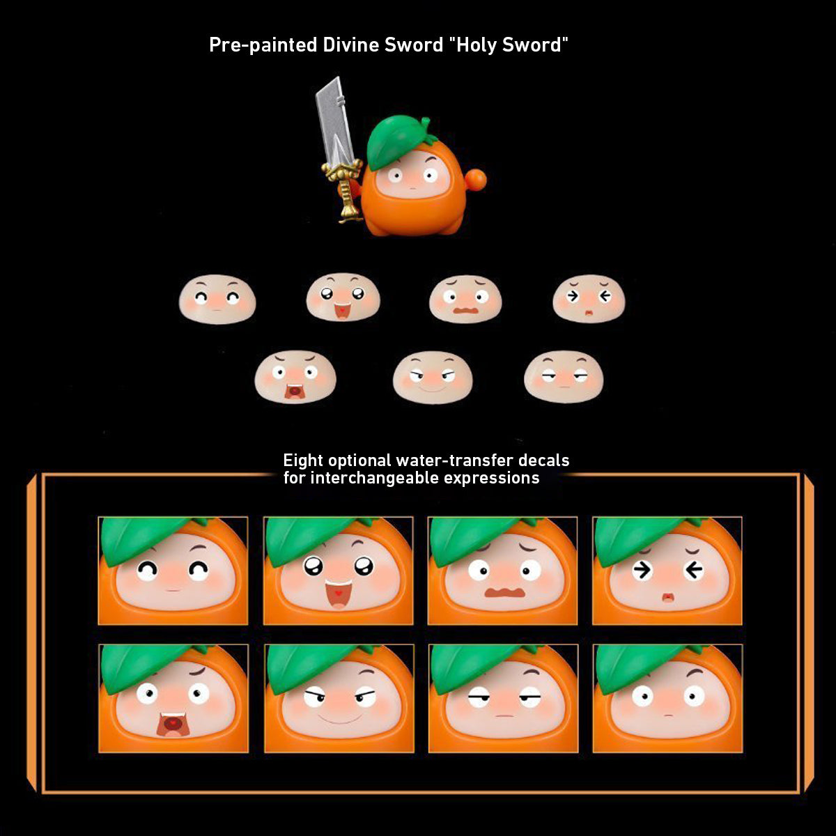 YI LI CHUANG WAN: FRUITY ROBO: Mandarine Berserker - Cheng Liuxiang Assembly Action Model Kits