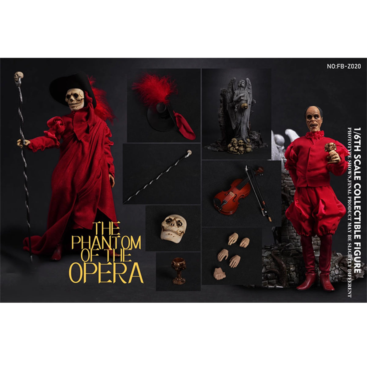 Figuras de acción de FISHBONETOYS Opera Ghost Shadow