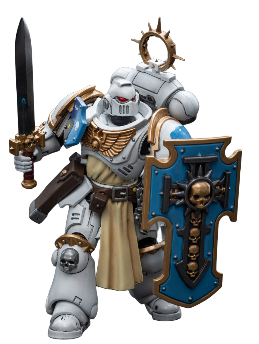 HiPlay JoyToy Warhammer 40K Collectible Figure: White Consuls Bladeguard Veteran 1:18 Scale Action Figures JT7981