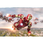 ZD Toys Anniversary Series Collectible Action Figure Full Set: Iron Man MK43, Illuminated Edition, 1:10 Scale Miniature