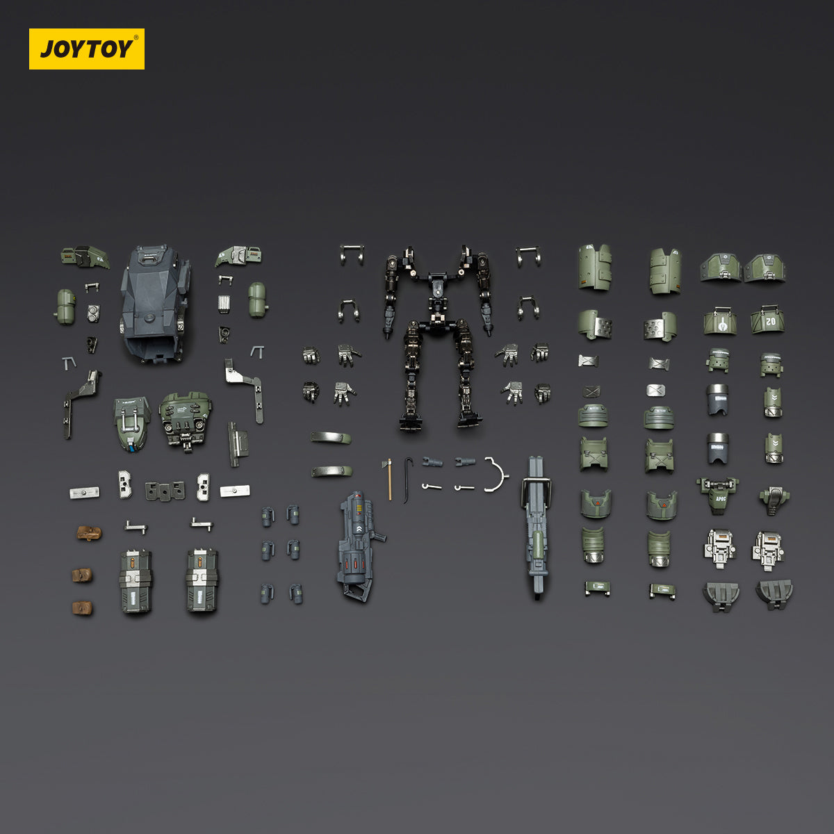 JOYTOY Dark Source APOC Series Storm Tempestus Fire Support Type Mecha or Pilot & Bedrock Standard Combat Type Mecha or Pilot 1/25 Scale Assembly Model Kits