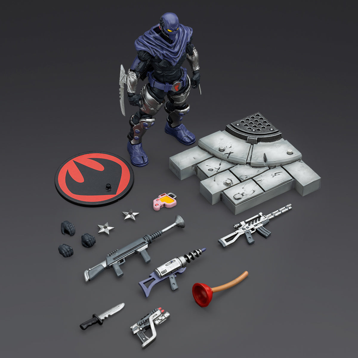 JOYTOY 1/18 TMNT-Foot Clan A JT00164 Action Figure