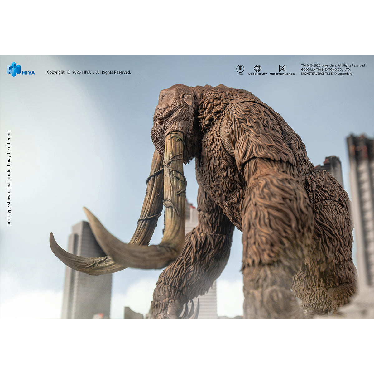 HIYA Godzilla: King of the Monsters: Behemoth EBG0184 Pre-Painted Articulated Figure Monster Action Figure