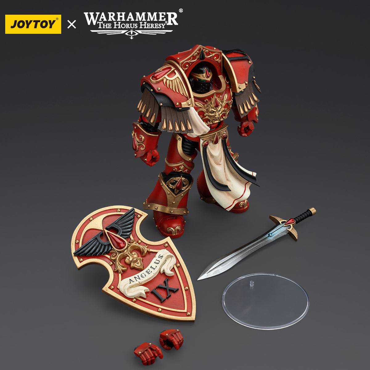 (Only Shipped to the UK) JOYTOY 1/18 Blood Angels JT00331 Crimson Paladins Squad Crimson Paladin 3 Action Figure