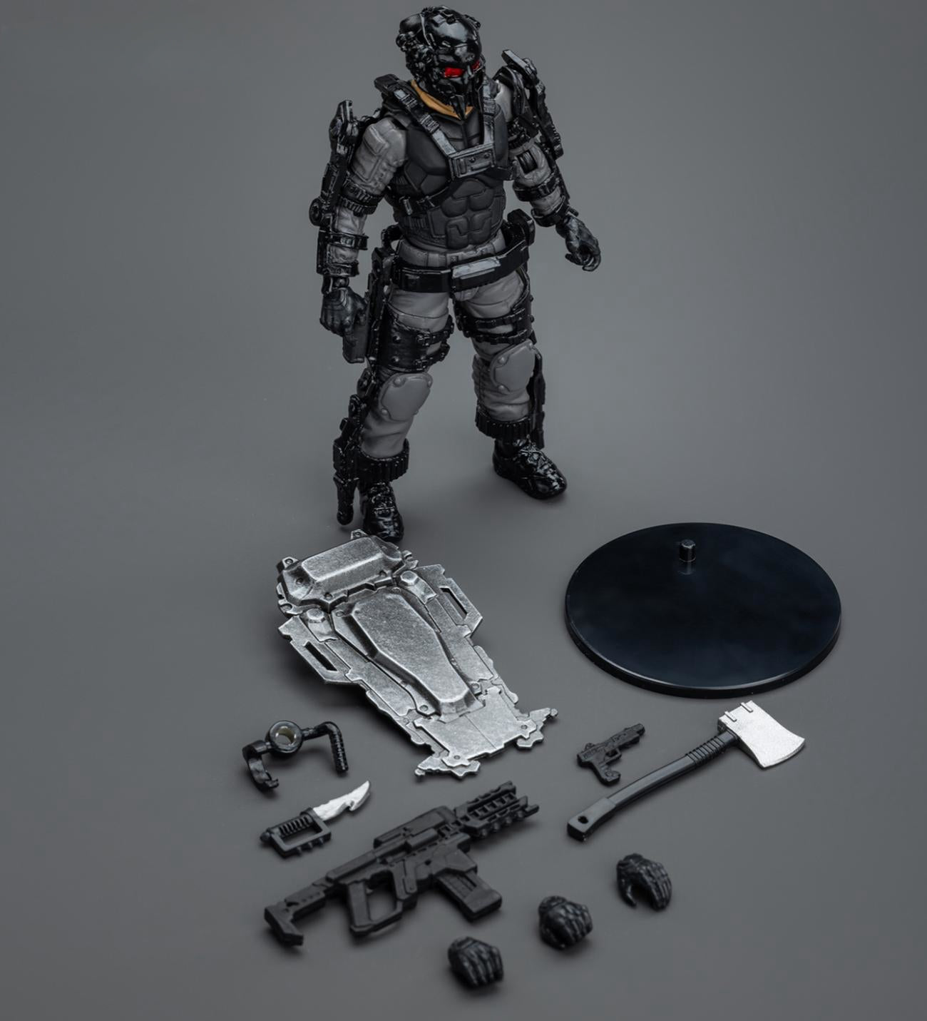 HiPlay JoyToy Military Collectible Figure: Army Builder Pack Bounty Hunter with Blast Shield 1:18 Scale Action Figures JT1774