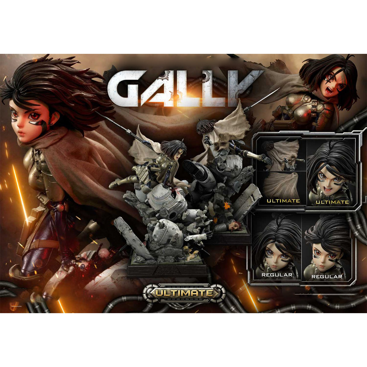 Prime 1 Studio, Battle Angel: Gally, Ultimate Version, Statue Figurine