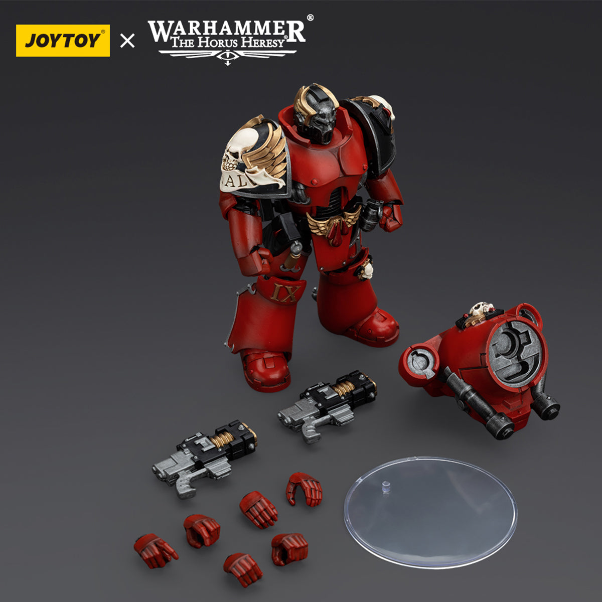 JOYTOY Warhammer The Horus Heresy Blood Angels Angel's Tears Squad Arch-Erelim with Volkite Serpentas Action Figure
