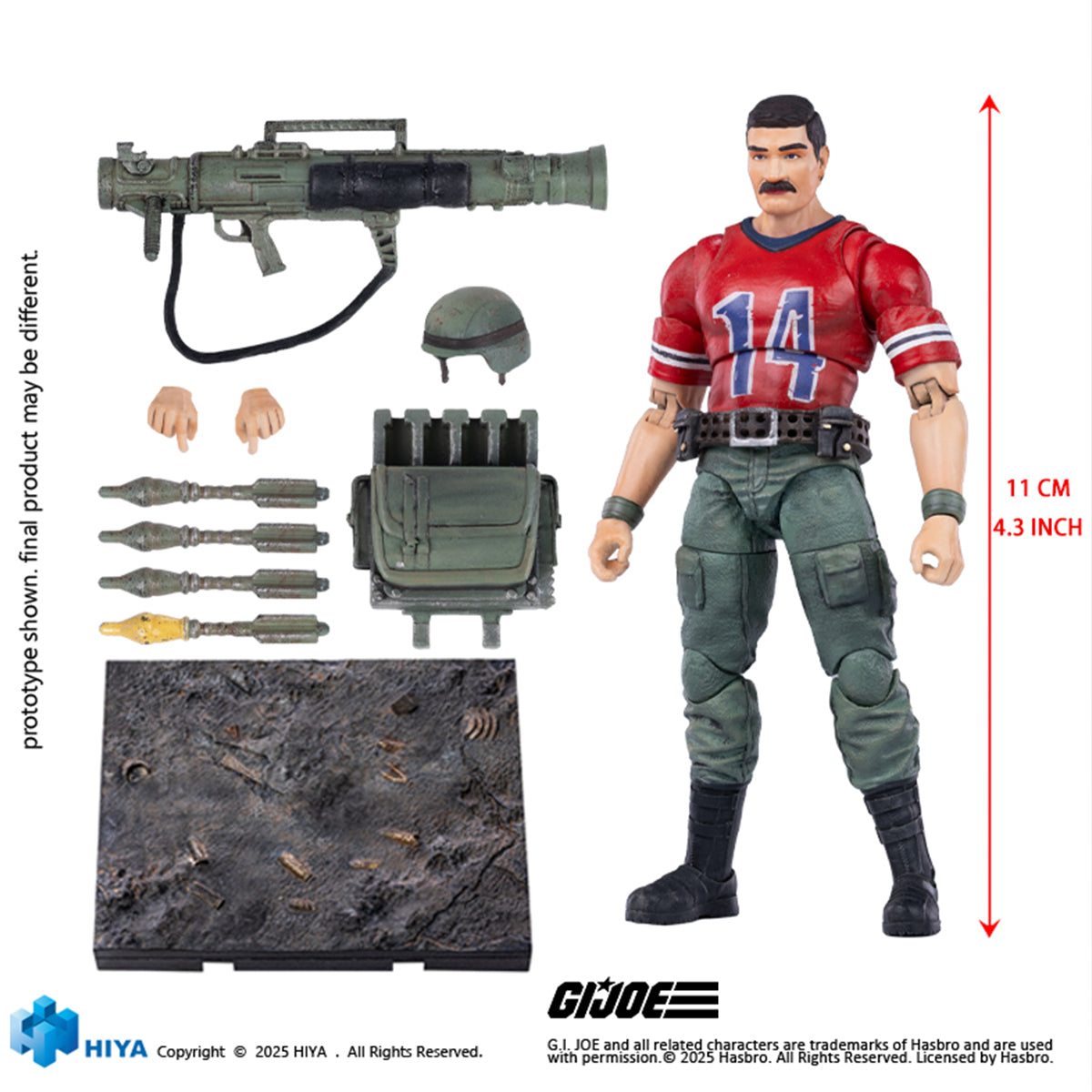 HIYA Exquisite Mini G.I. Joe Bazooka Action Figures
