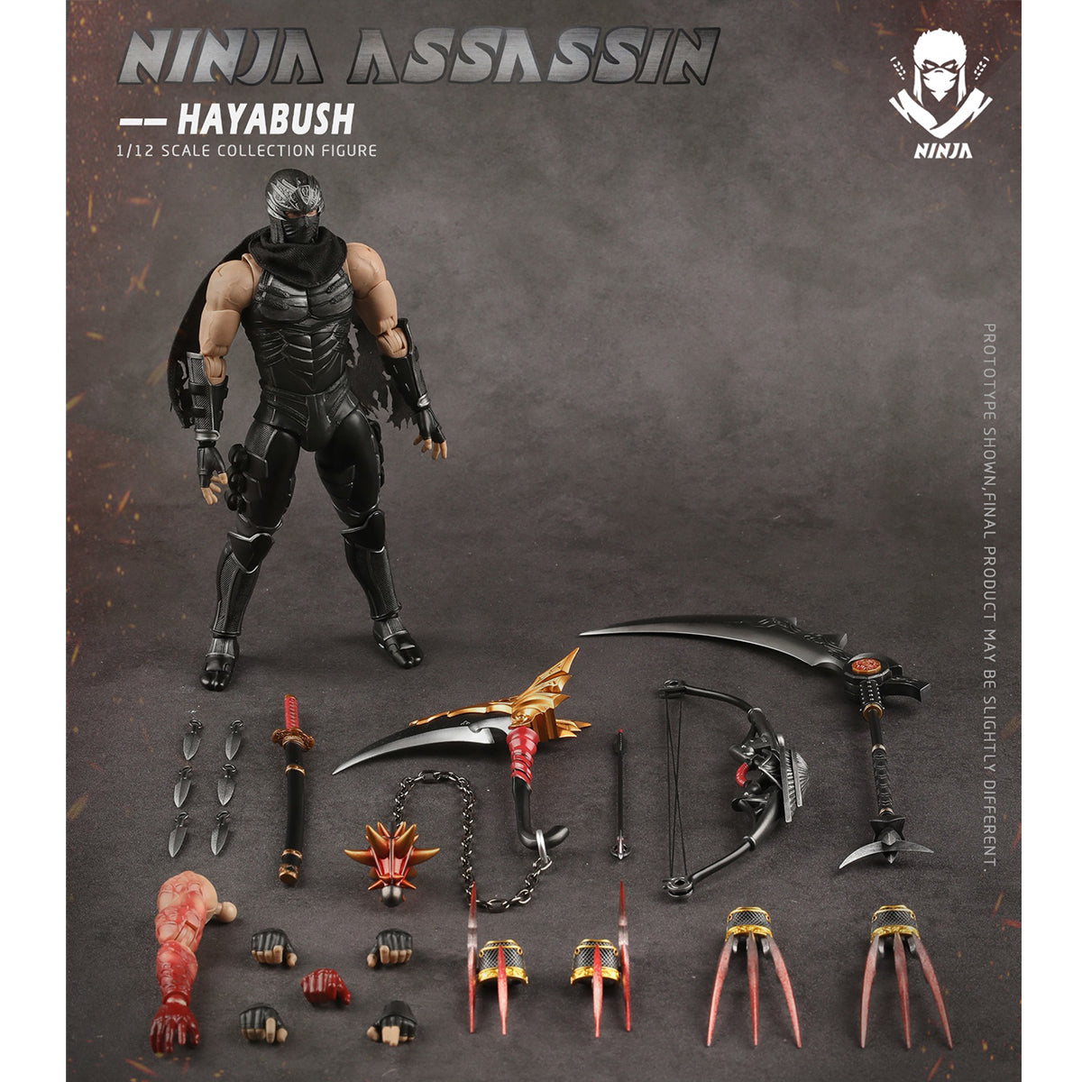(Only Shipped to the US) BROTOYS LR010 Ninja Assassin 1/12 Scale Action Figure