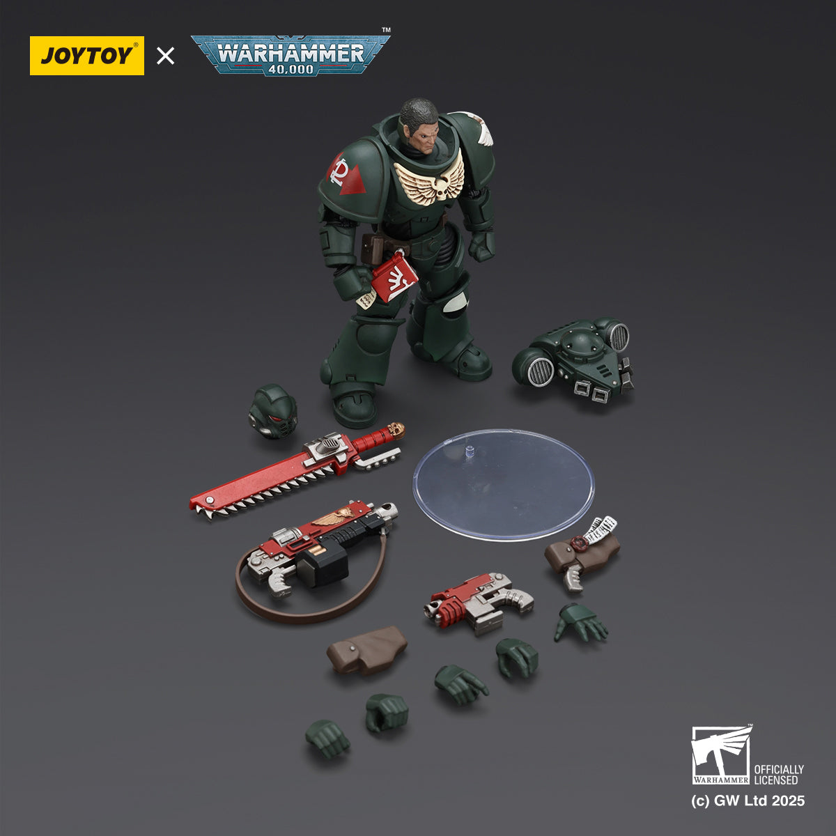 JOYTOY Dark Angels Intercessors Brother Asharr & Brother Nadael 1/18 Scale Action Figure