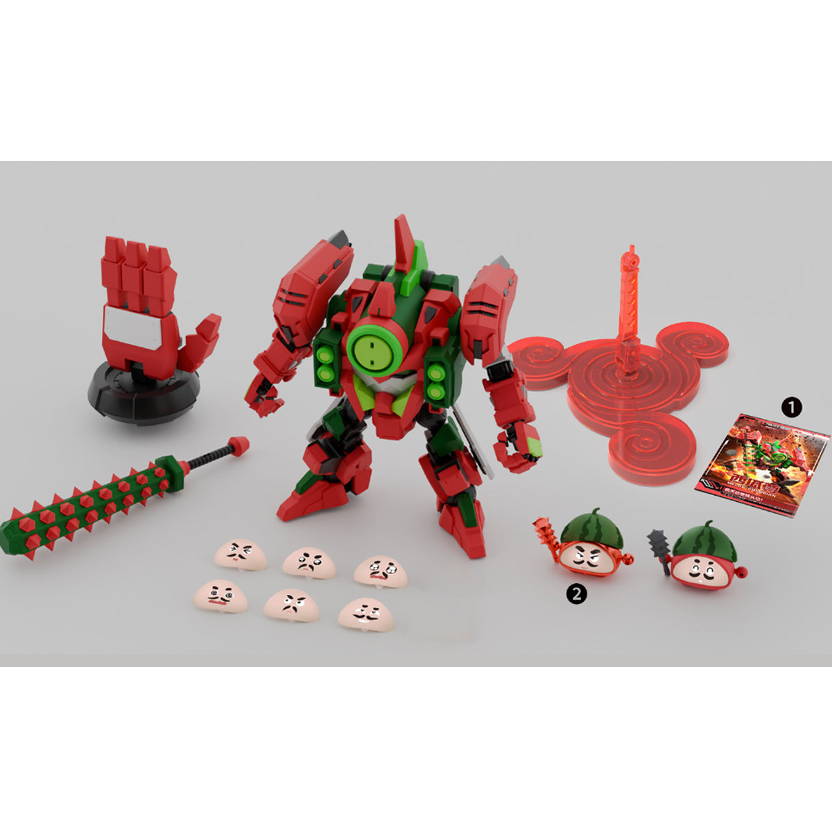 Yili Chuangwan FRUITY ROBO FR-M02 Melon Guardian Animation Assembly Model Kits