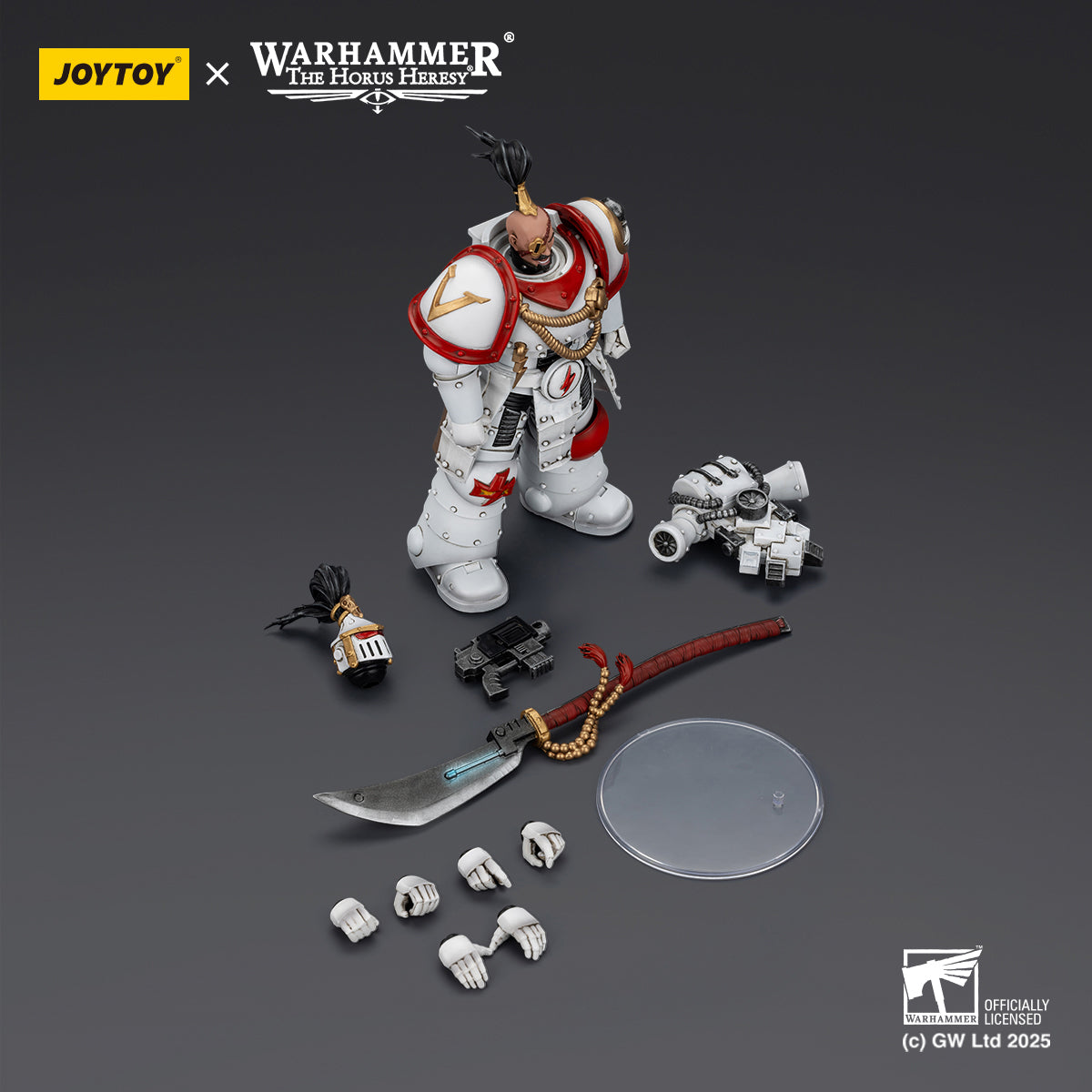 JOYTOY Warhammer White Scars Legion Praetor & White Scars Ebon Keshig Terminator 1/18 Scale Action Figure