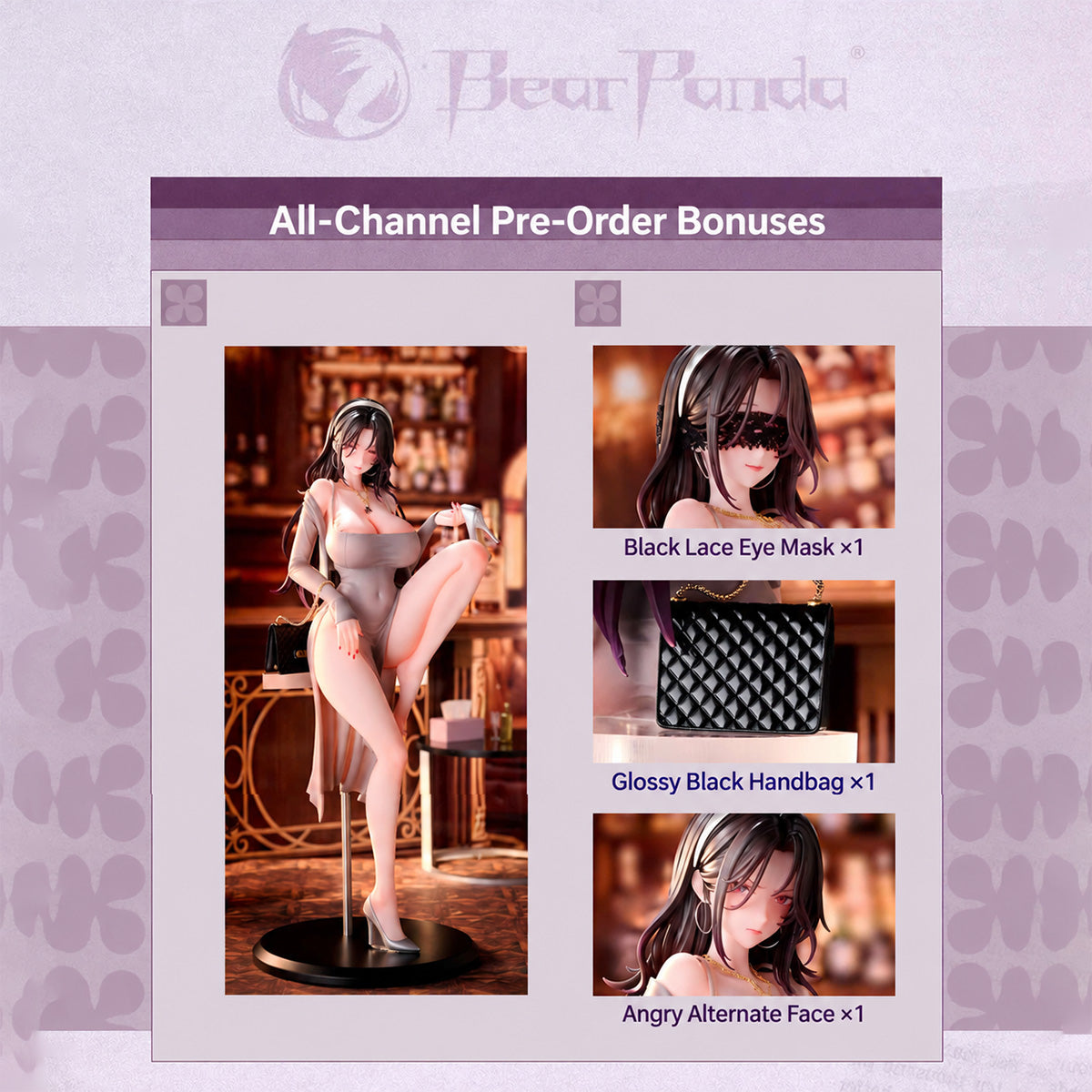 BearPanda K Pring Dongtan Style Night Date 1/4 Scale Anime PVC Figure
