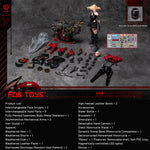 FOGTOYS EA03 Cyberpunk Style Whimsy 26 Series Set V 1/12 Scale Action Figure and Motorcycle Set