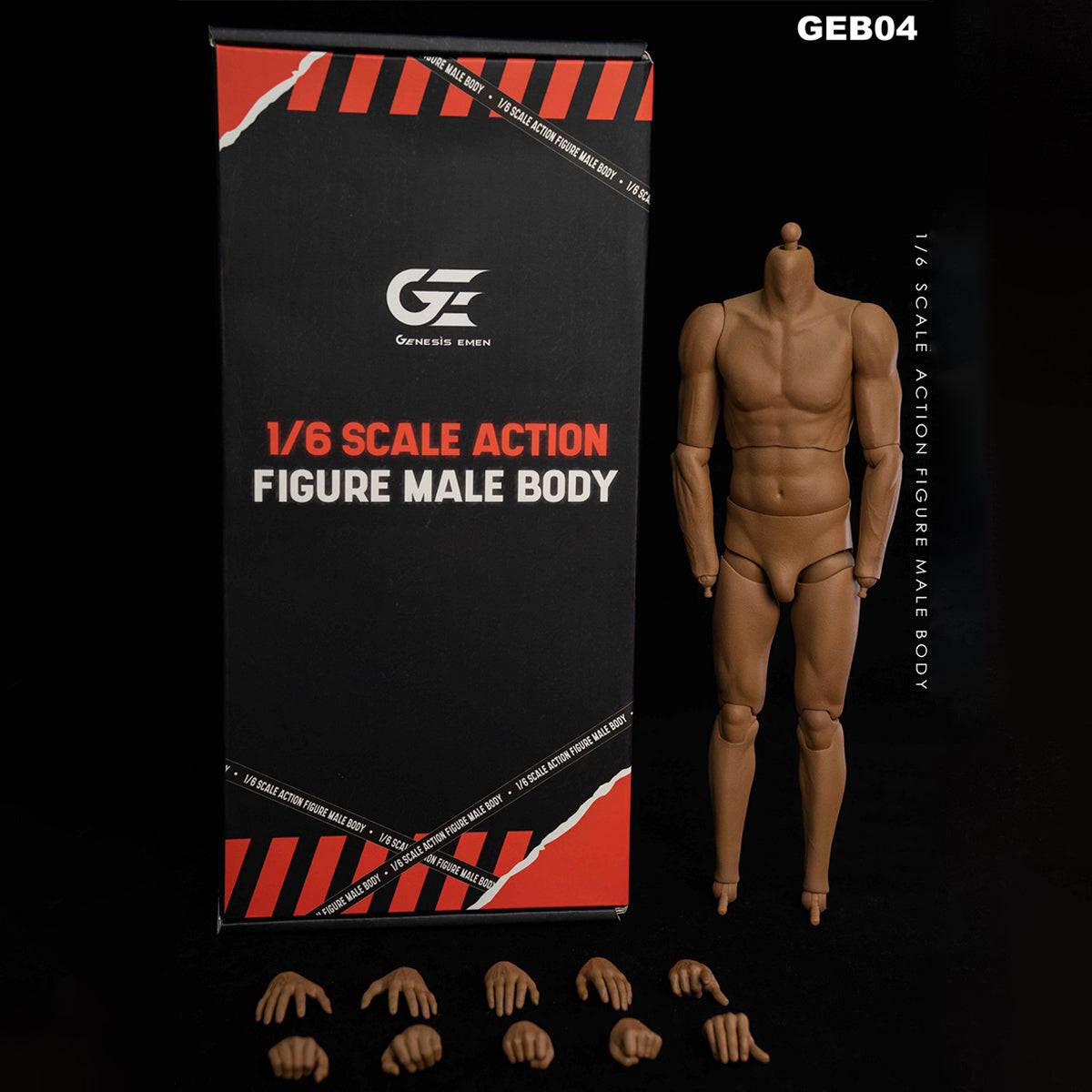 Genesis Emen, EB Original NBA Basketball Star Plain Male Body - Carter, Figure Body