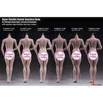 TBLeague Female Seamless Medium/Large Bust More/Medium Muscular Type Headless Detachable Feet 1/6 Scale Action Figure Body