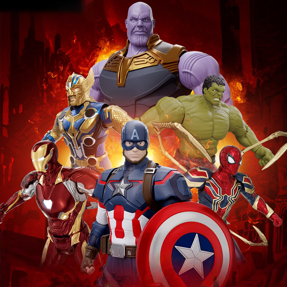 Fondjoy 1/12 Scale Infinity Saga Thanos MV24104 Assembly Model Kits Comic Series