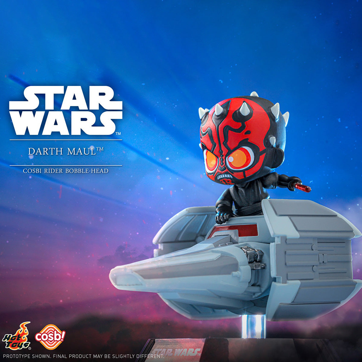 Hot Toys Star Wars Cosbi Rider Bobble-Head Collection (Series 1) CBX180 Stylized Mini Vehicle Blind Box