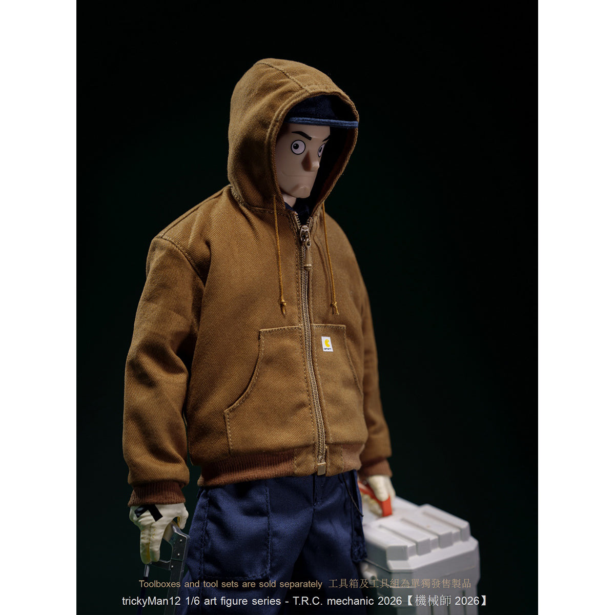 TrickyMan12 T.R.C. Mechanic 2026 with Canvas Work Jacket 1/6 Scale Action Figure Set