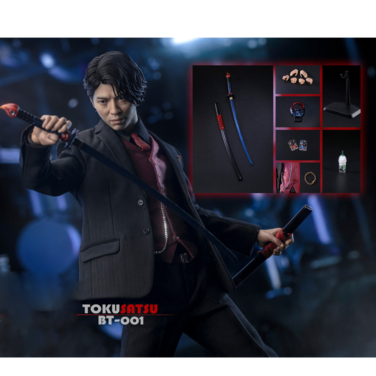 BLADE TOYS, Dark Lonely Warrior Special Effect Hero Series, Action Figure