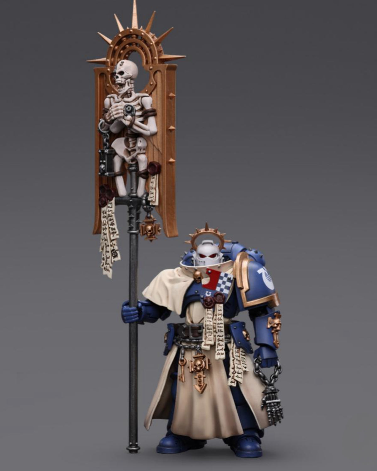 HiPlay JoyToy Warhammer 40K Collectible Figure: Ultramarine Bladeguard Ancient 1:18 Scale Action Figures (Bladeguard Ancient JT8834)