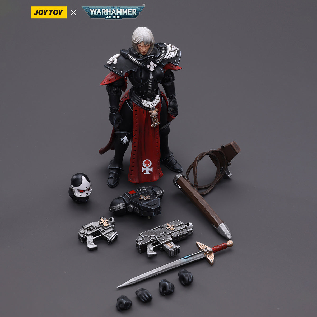 JOYTOY Warhammer 40,000 Adepta Sororitas Battle Sister Sister Noyalle Reissue Edition Action Figures