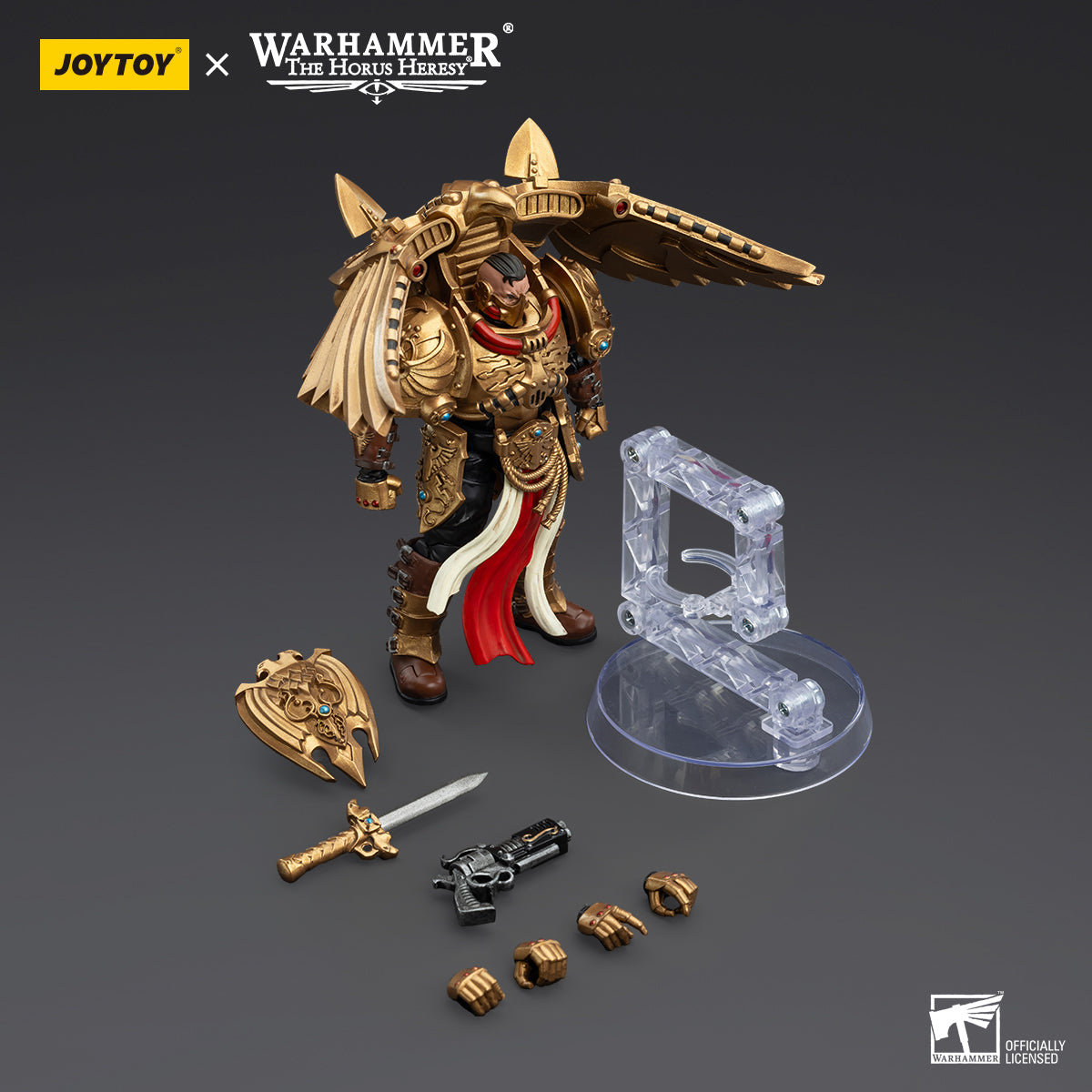 (Only Shipped to the US) JOYTOY 1/18 Legio Custodes JT00775 Custodian Venatari Squad Venatari with Kenetic Destroyer 1 Action Figures
