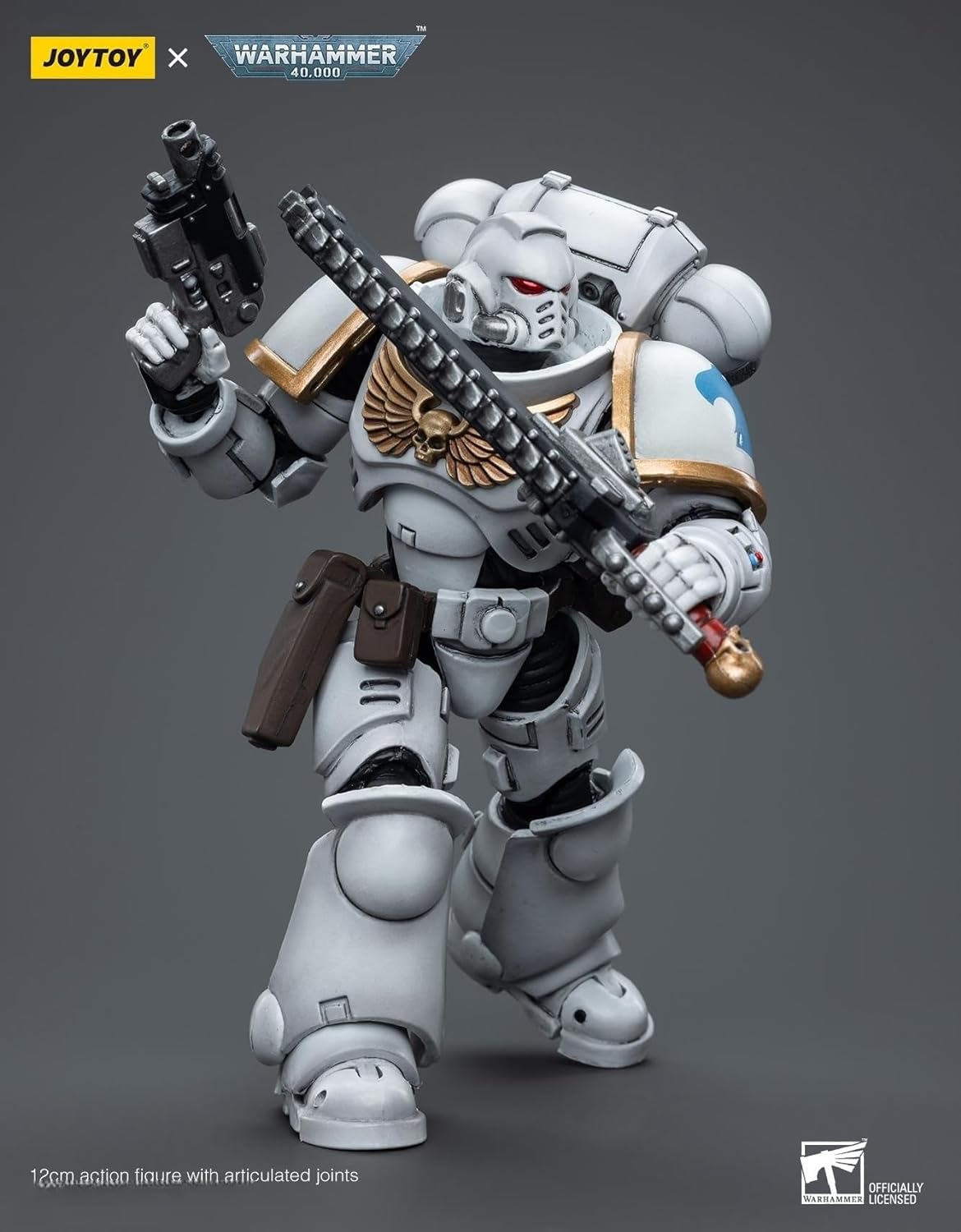 HiPlay JoyToy Warhammer 40K Space Marines White Consuls Intercessors 02 1:18 Scale Collectible Action Figure