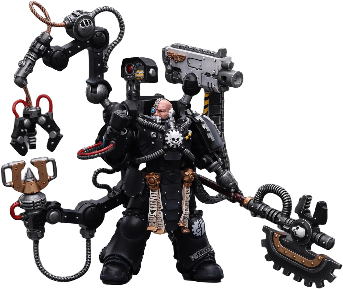 HiPlay JoyToy Warhammer 40K Collectible Figure: Iron Hands lron Father Feirros 1:18 Scale Action Figures