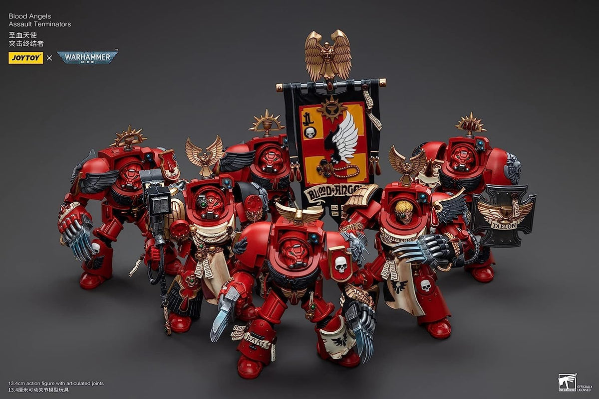 (Only Shipped to the DE) JoyToy Warhammer 40k Blood Angels Assault Terminators Sergeant Santoro 1/18 Scale Action Figure