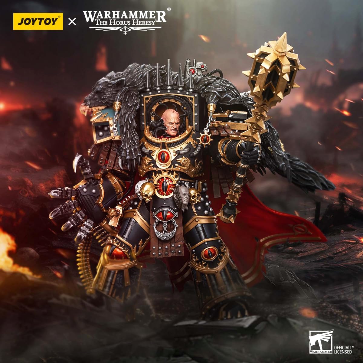 HiPlay JoyToy Warhammer The Horus Heresy Warmaster Horus Primarch of the XVlth Legion 1:18 Scale Action Figures