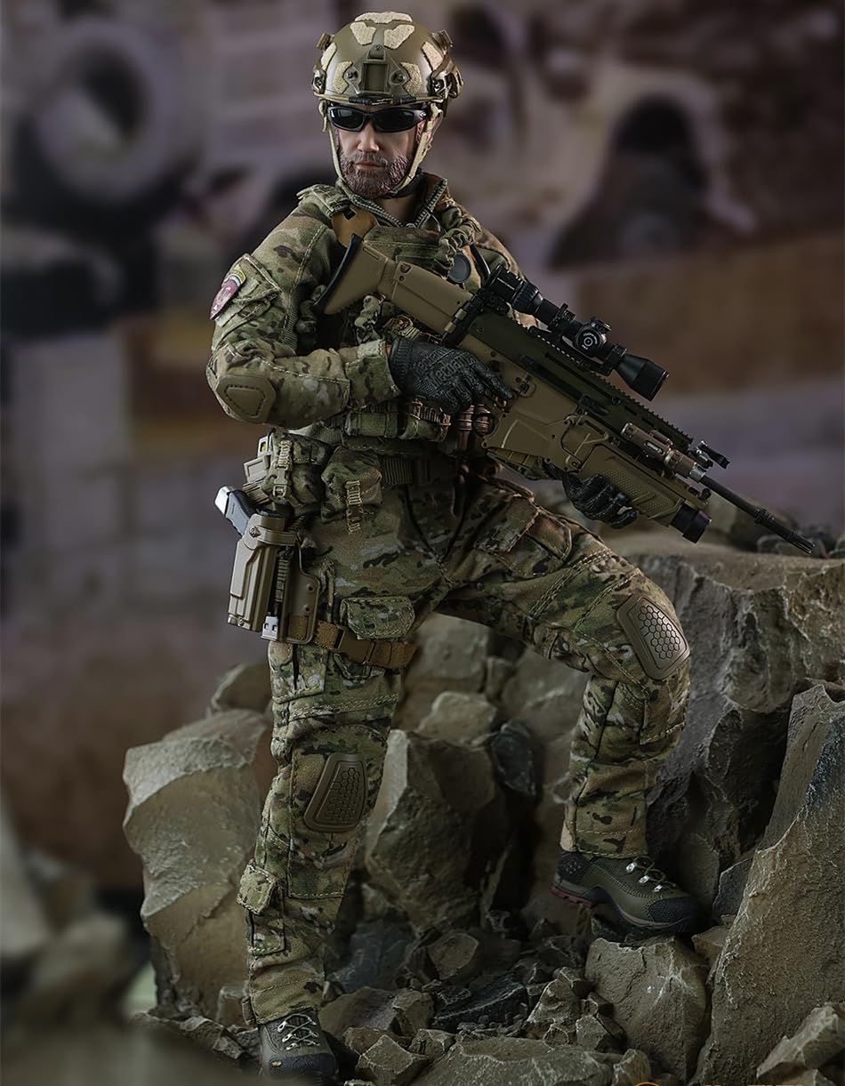 HiPlay Minitimes Toys Male Collectible Action Figure: US Army Special Forces 1:6 Scale Military Style Flexible Figure