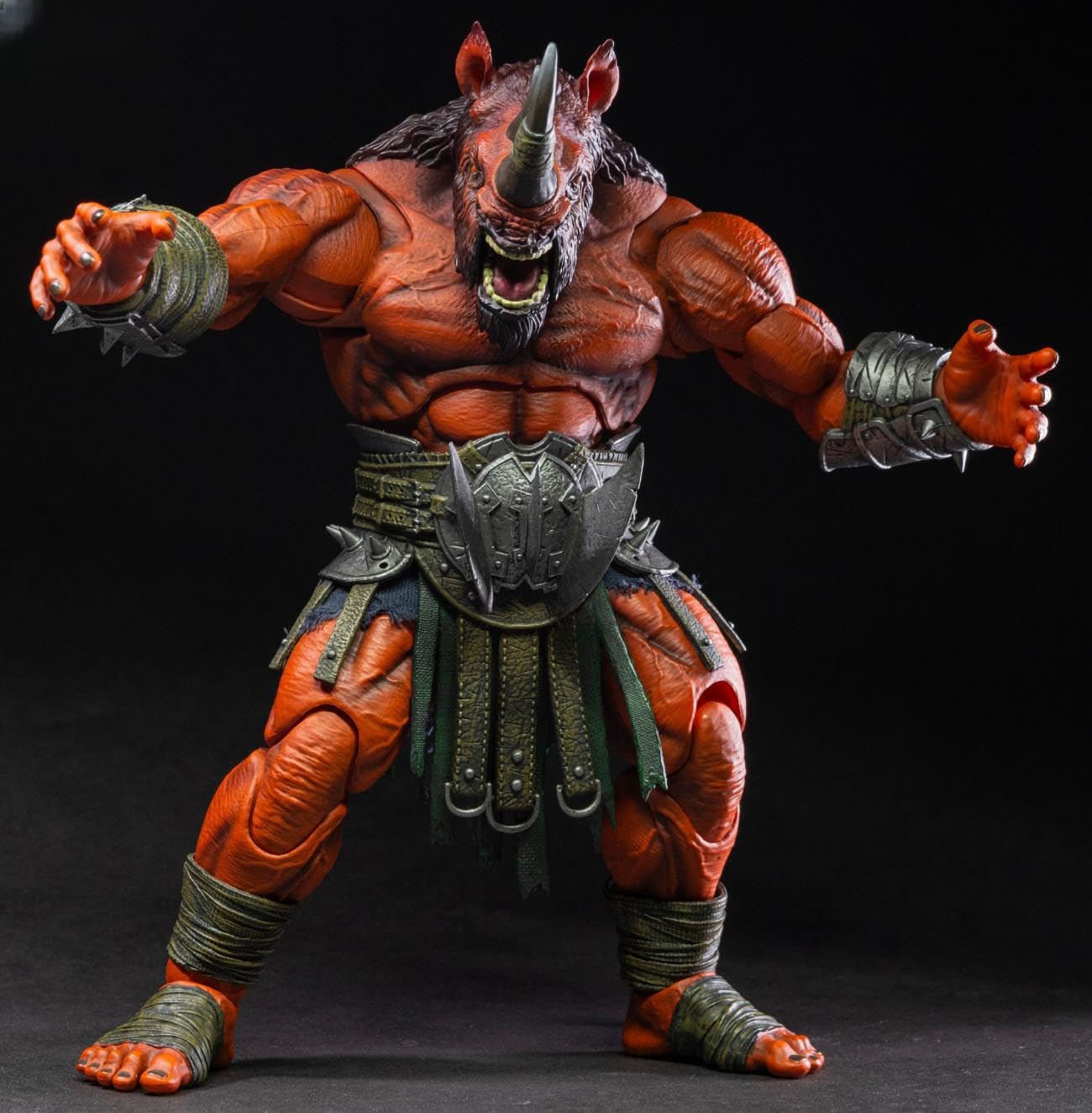 HiPlay XESRAY Collectible Figure Full Set: Red Rhinoceros, Anime Style, 1:12 Scale Miniature Action Figurine HXN