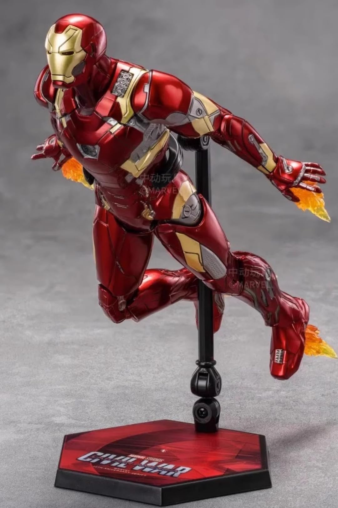 HiPlay ZD Collectible Figure Full Set: Iron Man Mark, 1:10 Scale Miniature