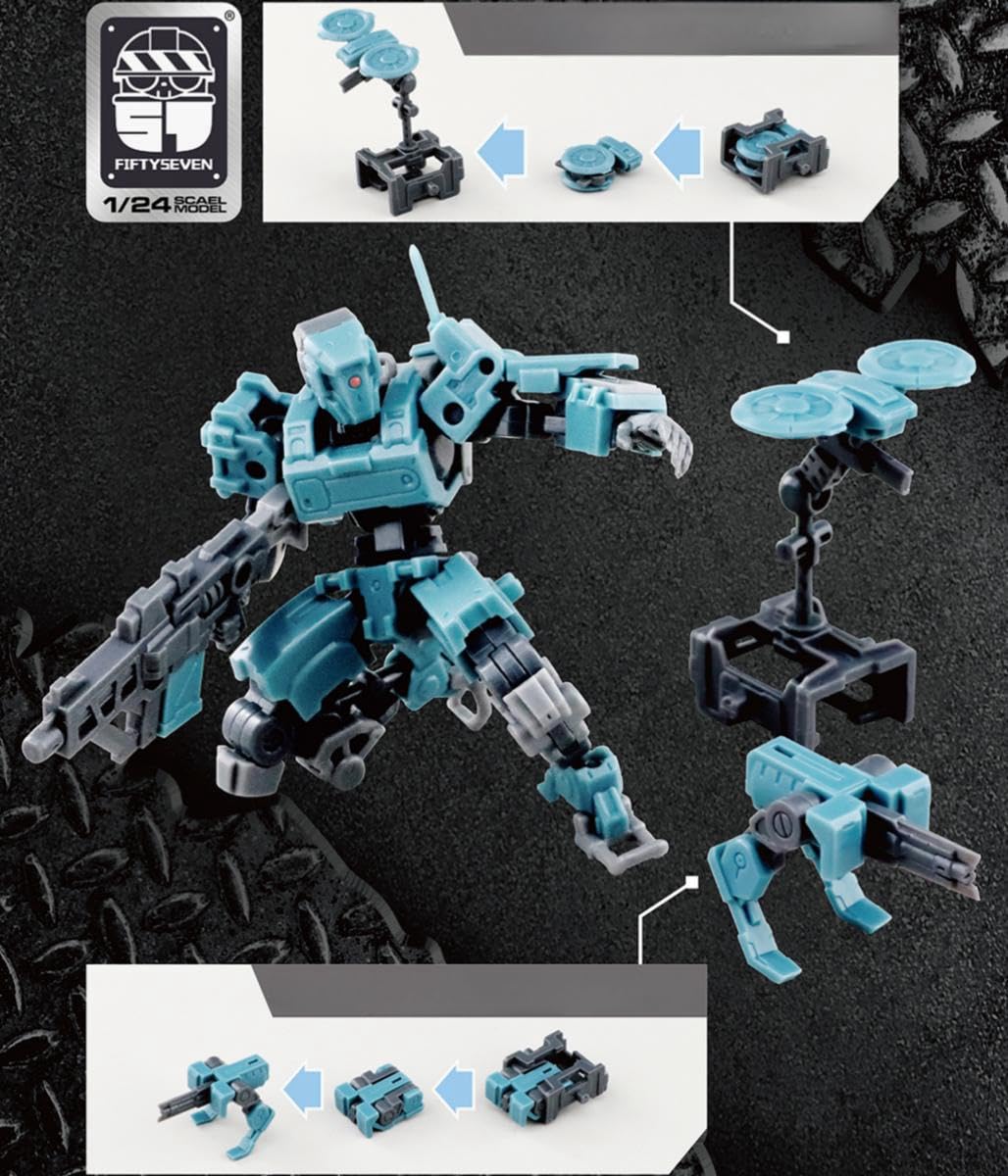 HiPlay KEMO FIFTYSEVEN Plastic Model Kits: Armored Puppet, 1:24 Scale Collectible Action Figures