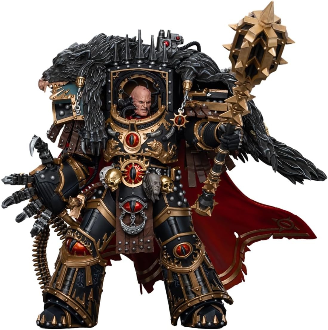 Figurines articulées JoyToy Warhammer The Horus Heresy Warmaster Horus Primarque de la XVlème Légion à l'échelle 1:18