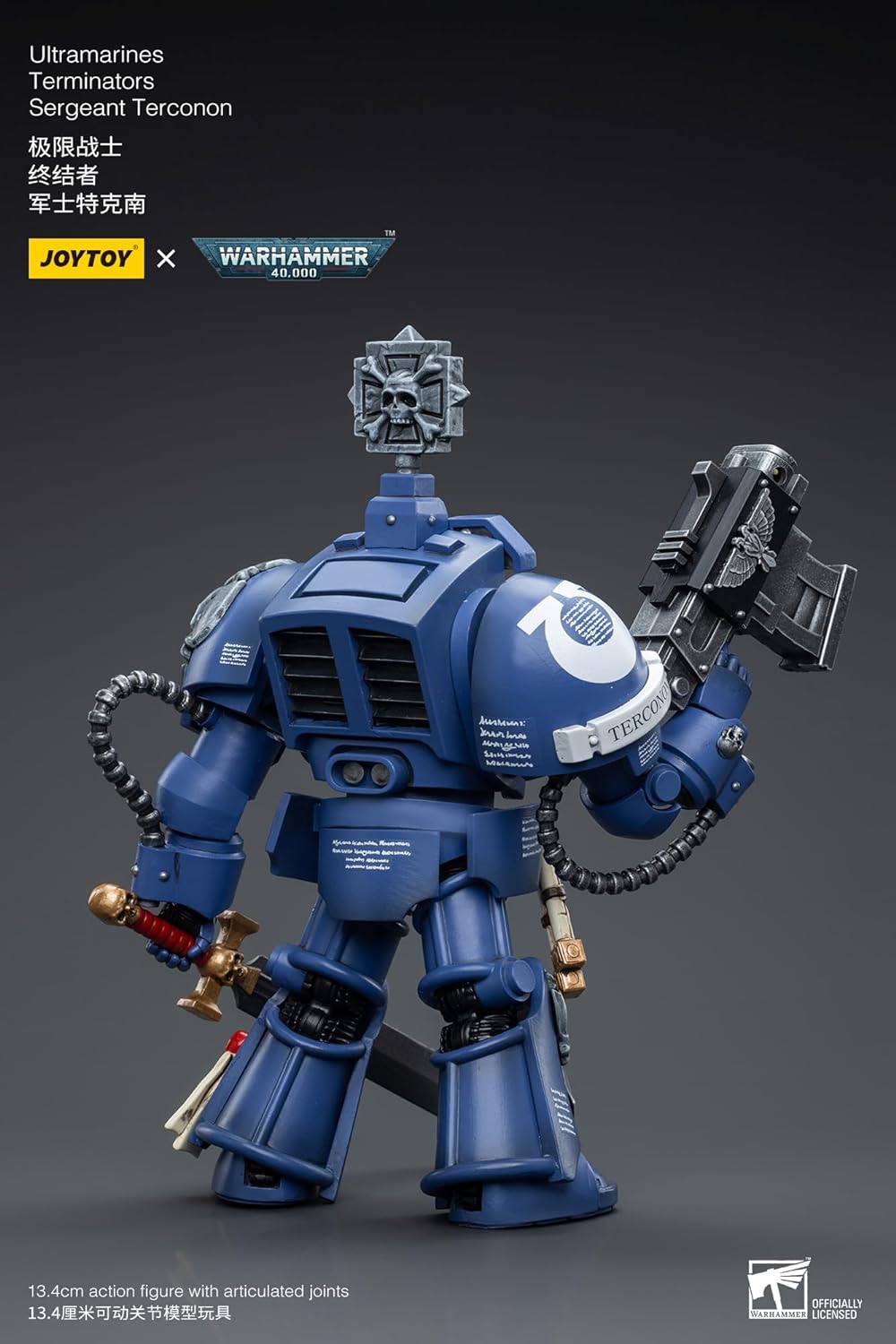 HiPlay JoyToy Warhammer 40K Ultramarines Terminators Sergeant Terconon 1:18 Scale Collectible Action Figure