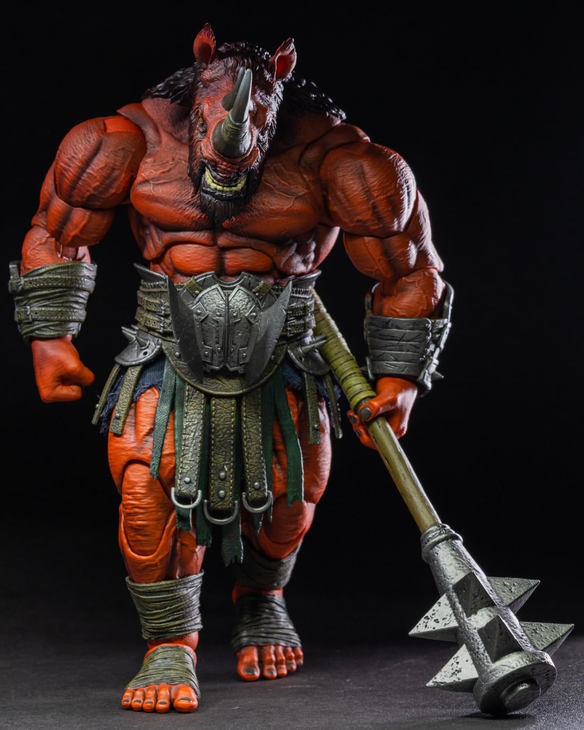 HiPlay XESRAY Collectible Figure Full Set: Red Rhinoceros, Anime Style, 1:12 Scale Miniature Action Figurine HXN