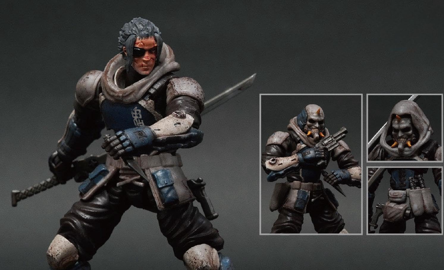 HiPlay Toys Alliance Collectible Figure: Acid Rain Misshaku & Naraen 1:18 Miniature Action Figurine