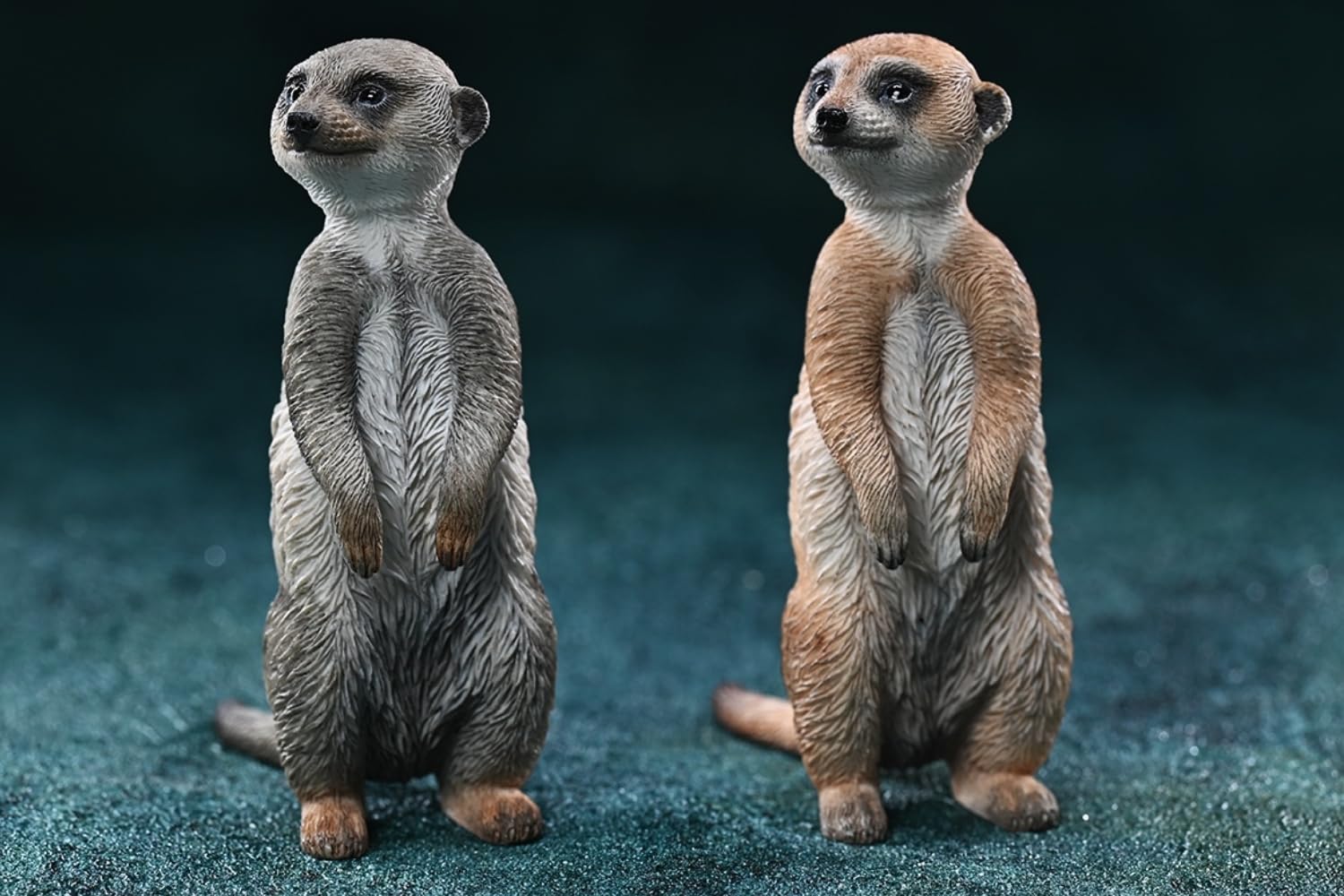 HiPlay JXK Collectible Meerkat Figure: Meerkat, Expertly Hand-Painted, Lifelike, Safe Resin, 1:6 Scale Miniature Animal Figurine