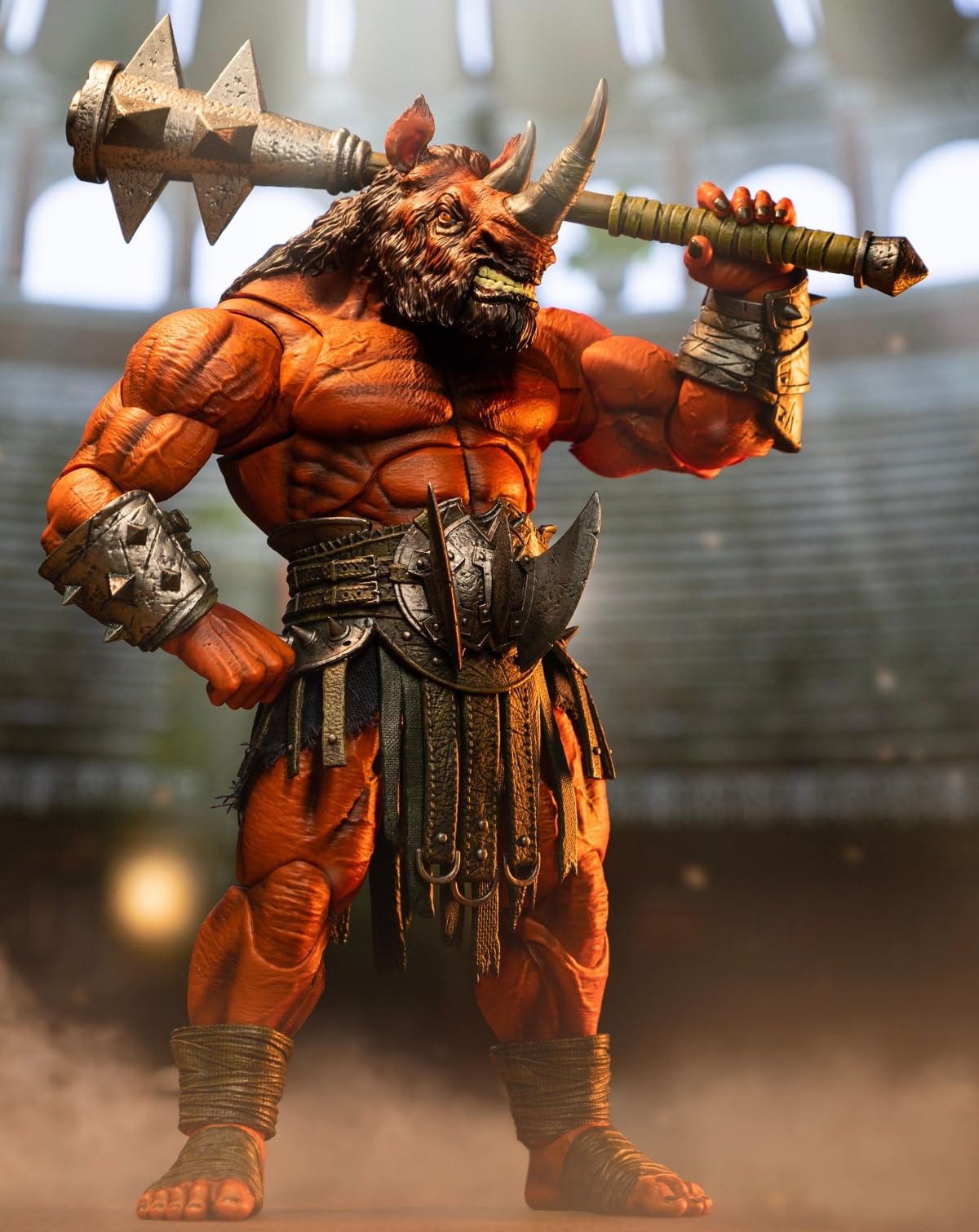 rhino様 XESRAY Collectible Figure Full Set: Red Rhinoceros, Anime Style, 1:12