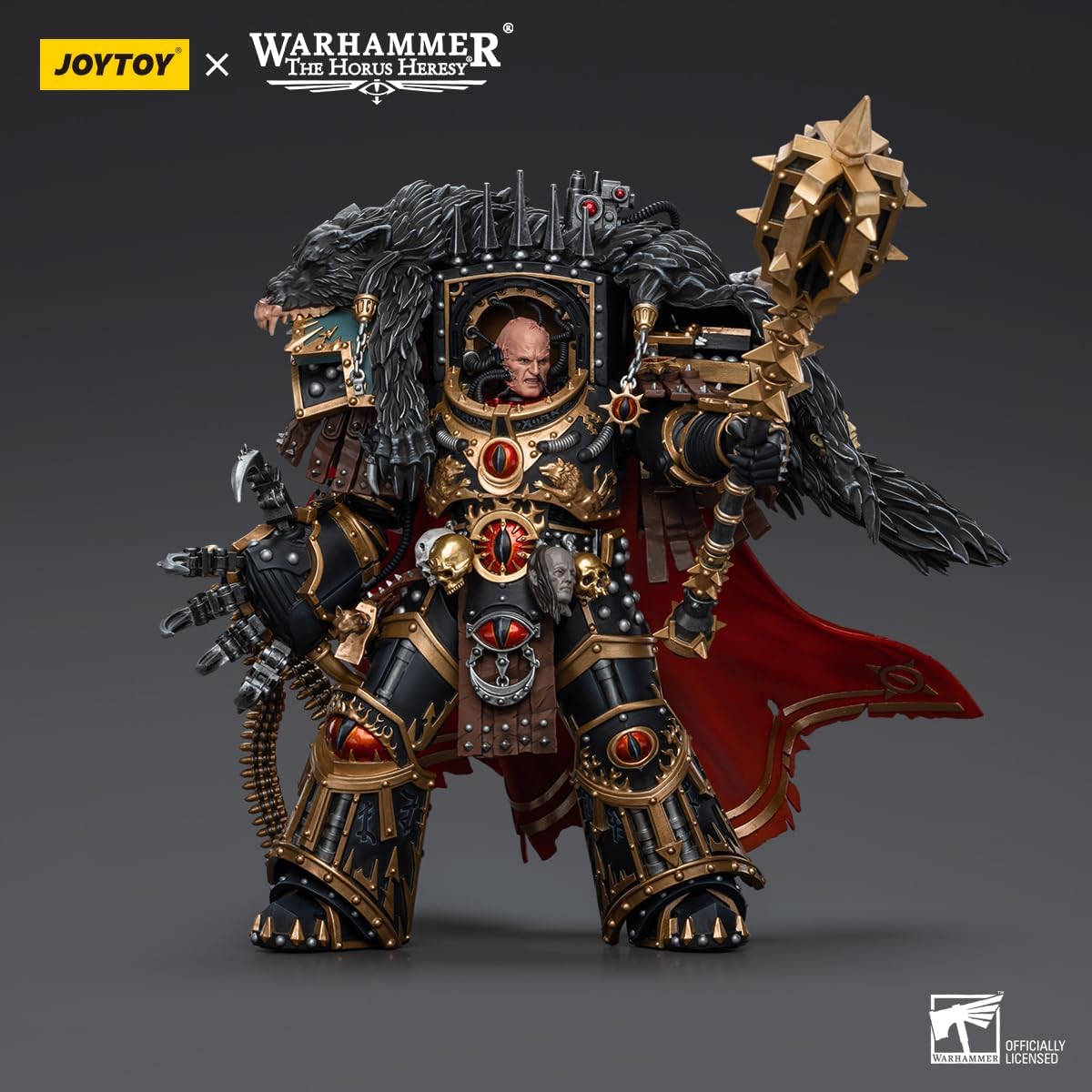 Figurines articulées JoyToy Warhammer The Horus Heresy Warmaster Horus Primarque de la XVlème Légion à l'échelle 1:18