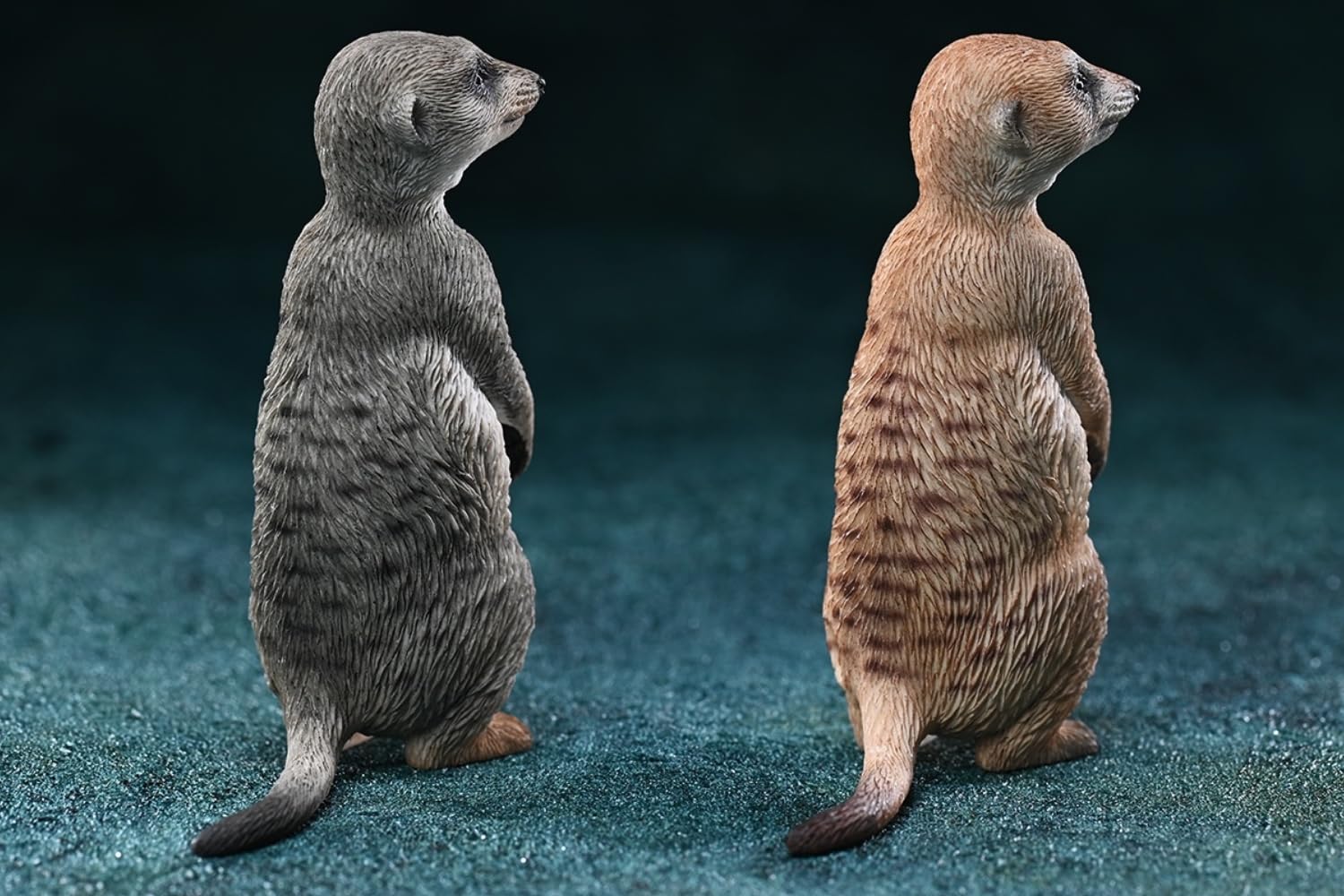 HiPlay JXK Collectible Meerkat Figure: Meerkat, Expertly Hand-Painted, Lifelike, Safe Resin, 1:6 Scale Miniature Animal Figurine