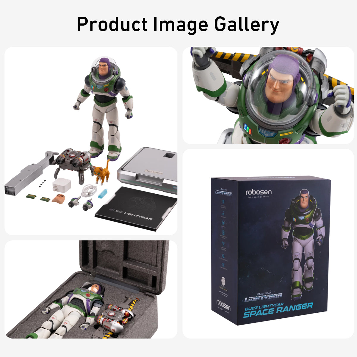 Robosen Buzz Lightyear Space Ranger Alpha Action Figures