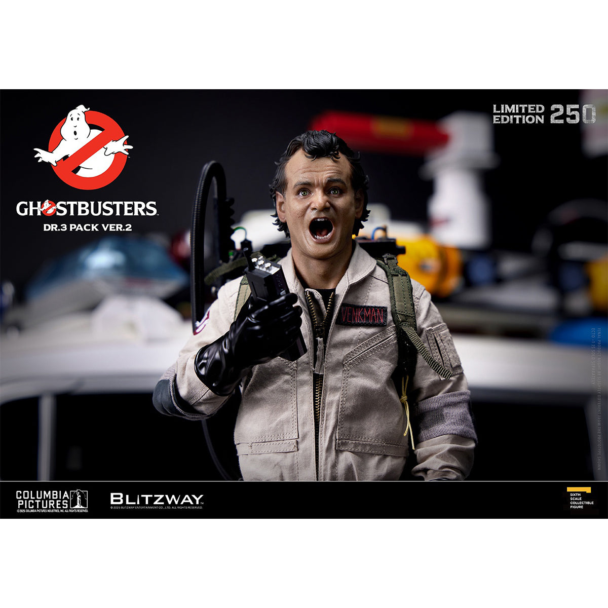 Blitzway, Ghostbusters 1984, Winston Zeddemore/Dr. Egon Spengler/Dr. Raymond Stantz/Dr. Peter Venkman, Single Pack ver.2, 1/6 Scale Action Figure