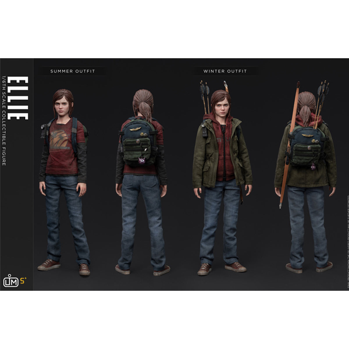 LimToys The Last of Us: Clicker/Ellie/Joel 1/6 Scale Action Figure