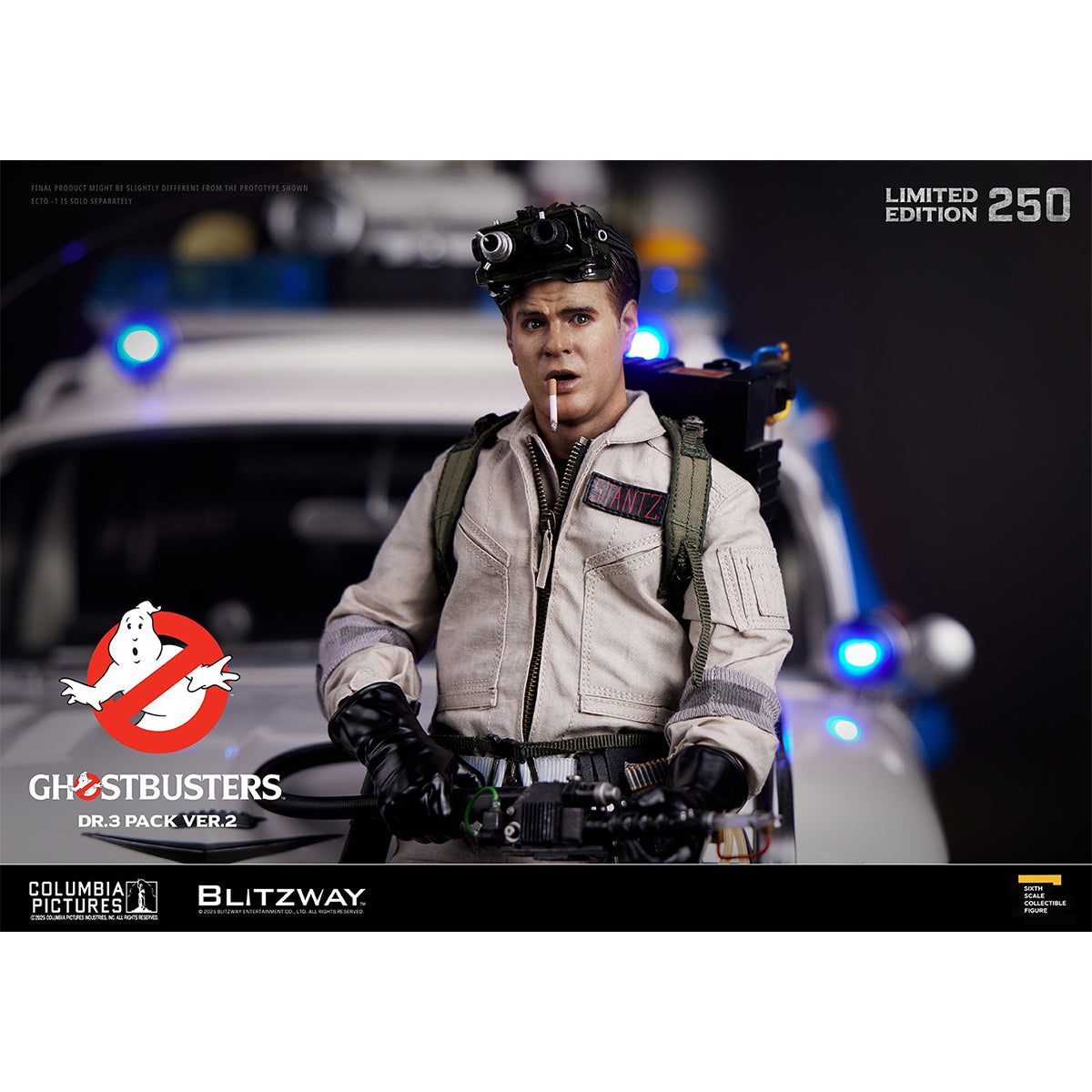 Blitzway, Ghostbusters 1984, Winston Zeddemore/Dr. Egon Spengler/Dr. Raymond Stantz/Dr. Peter Venkman, Single Pack ver.2, 1/6 Scale Action Figure